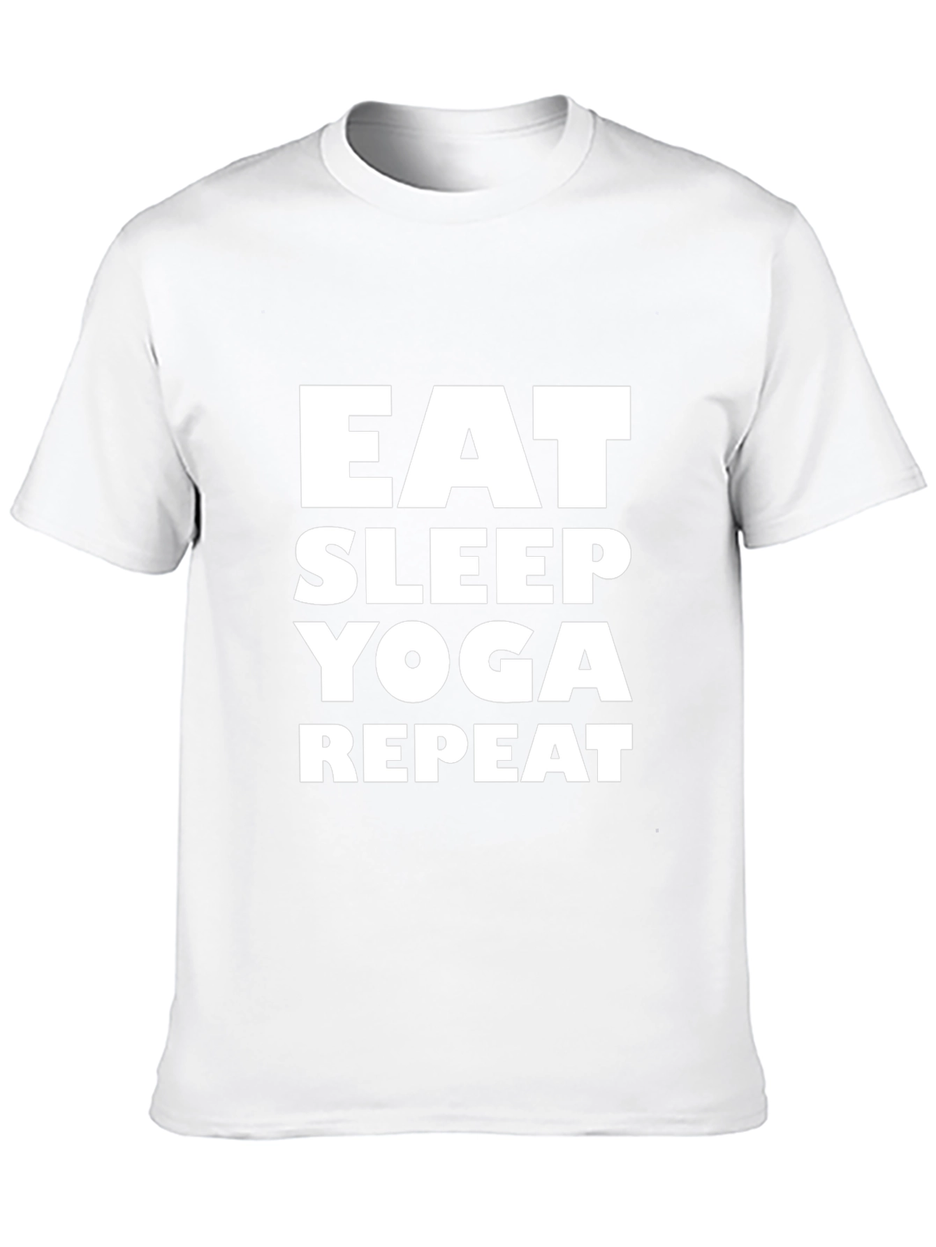Eat Sleep Yoga Repeat Graphic T-Shirt