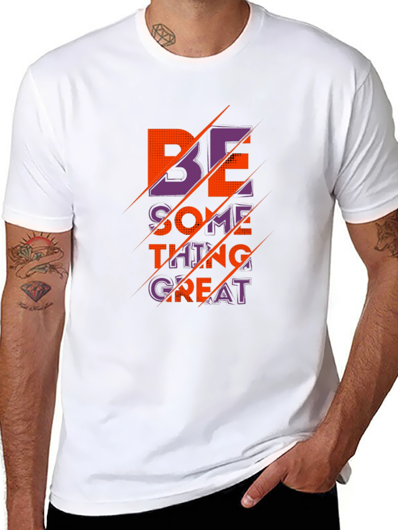 Be Something Great Graphic Tee - Stylish Black T-Shirt