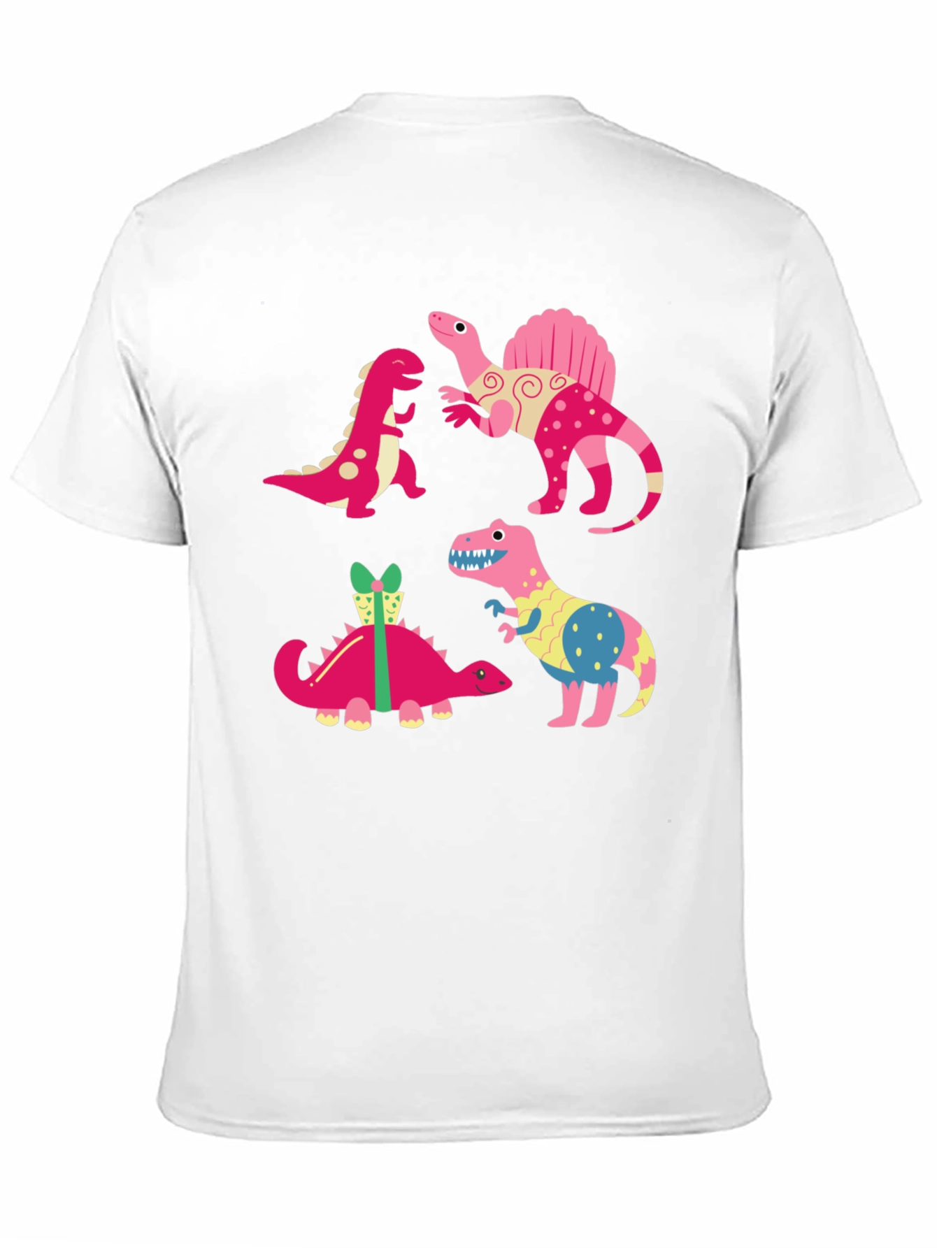 Dinosaur Print Black T-Shirt