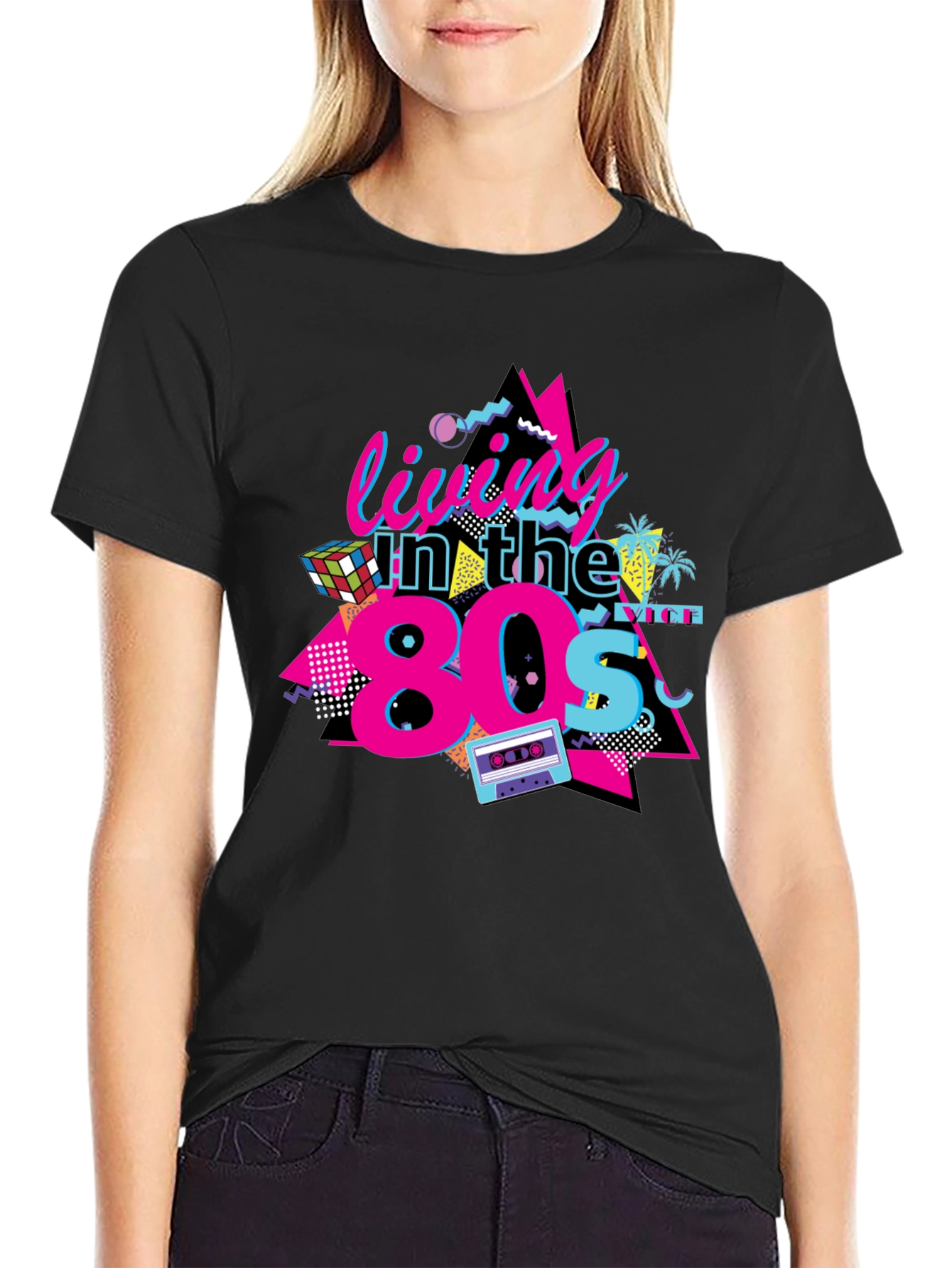 Living in the 80s Graphic Tee