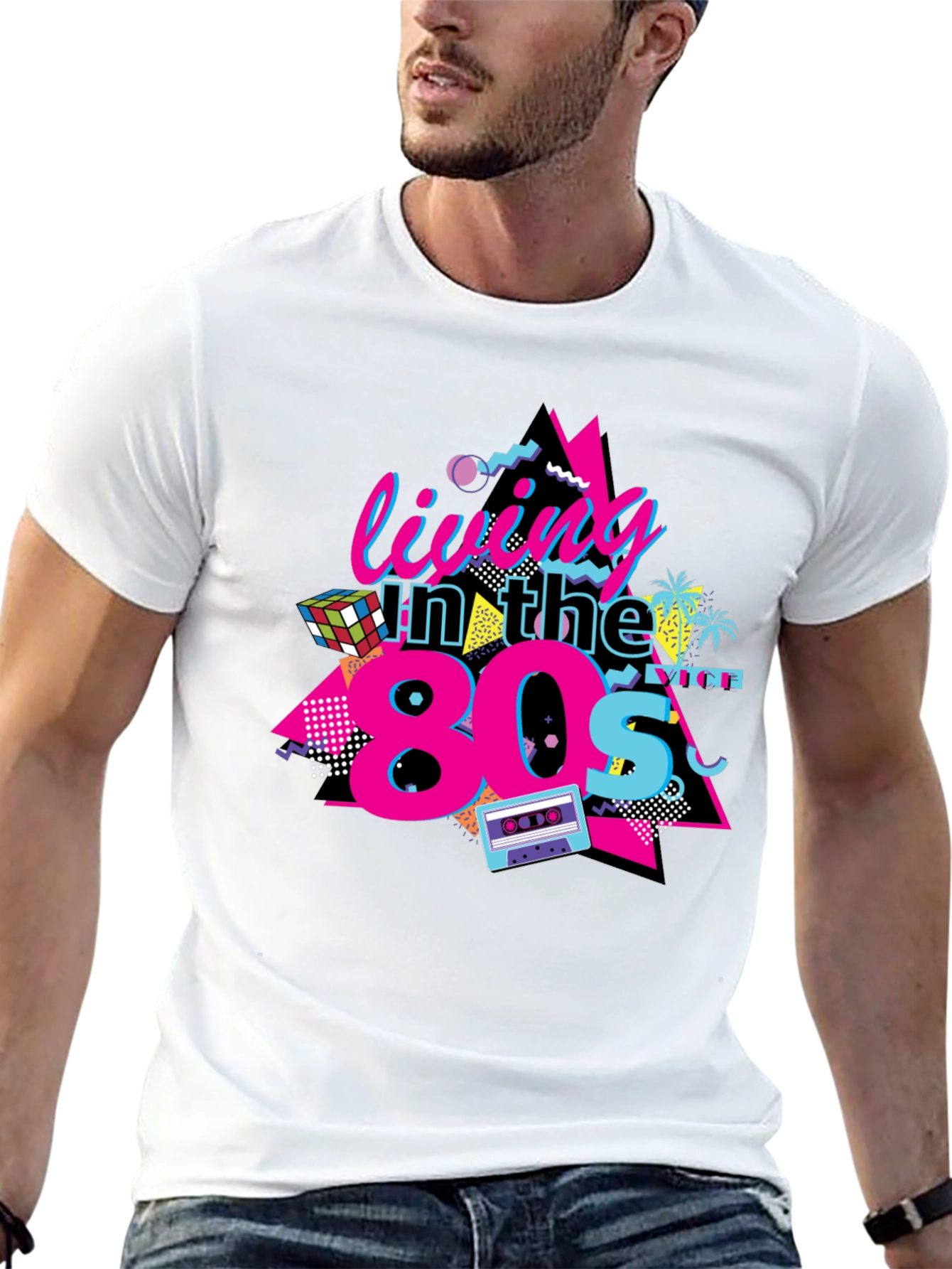Living in the 80s Graphic Tee