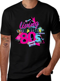 Living in the 80s Graphic Tee