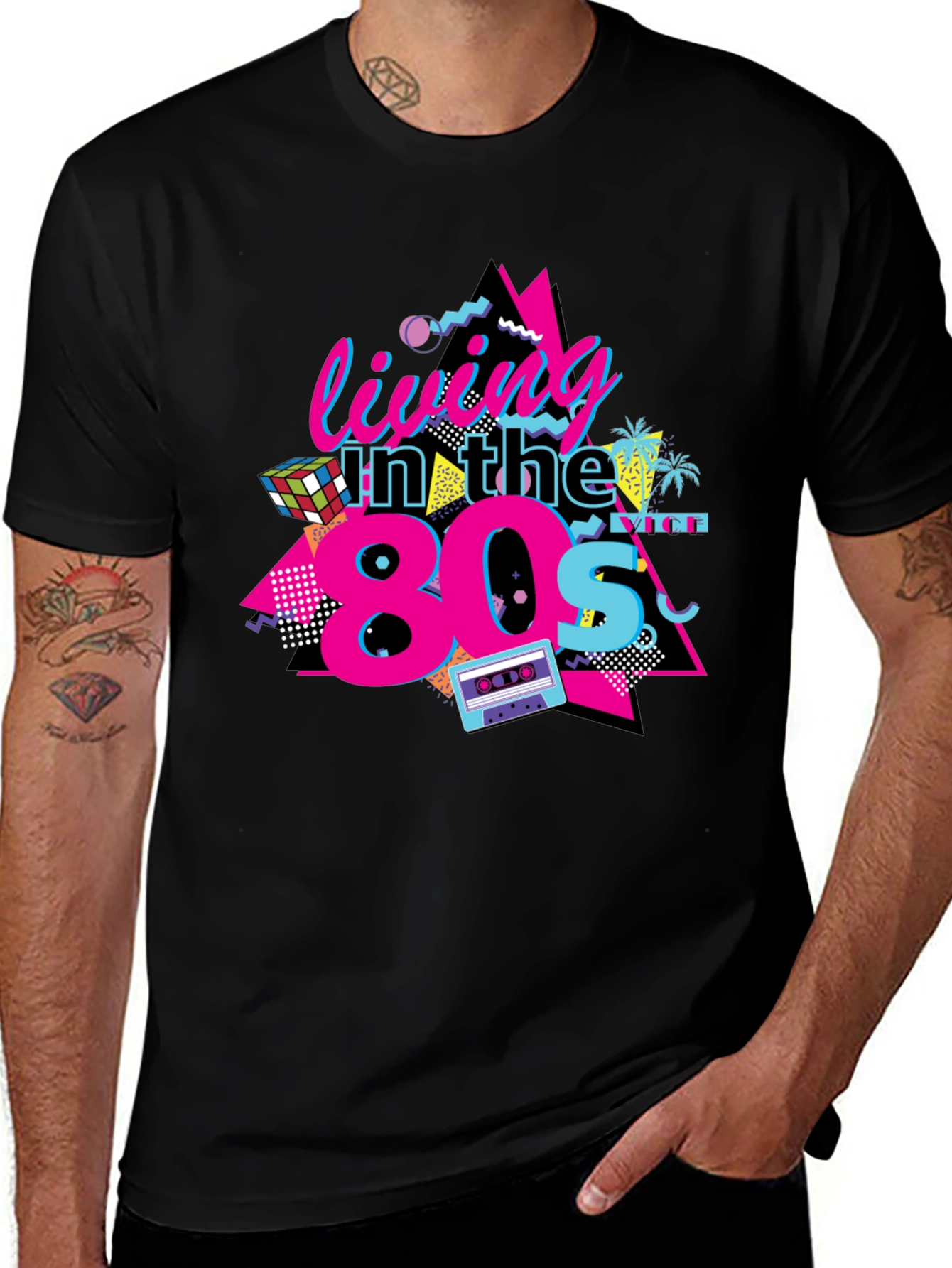Living in the 80s Graphic Tee