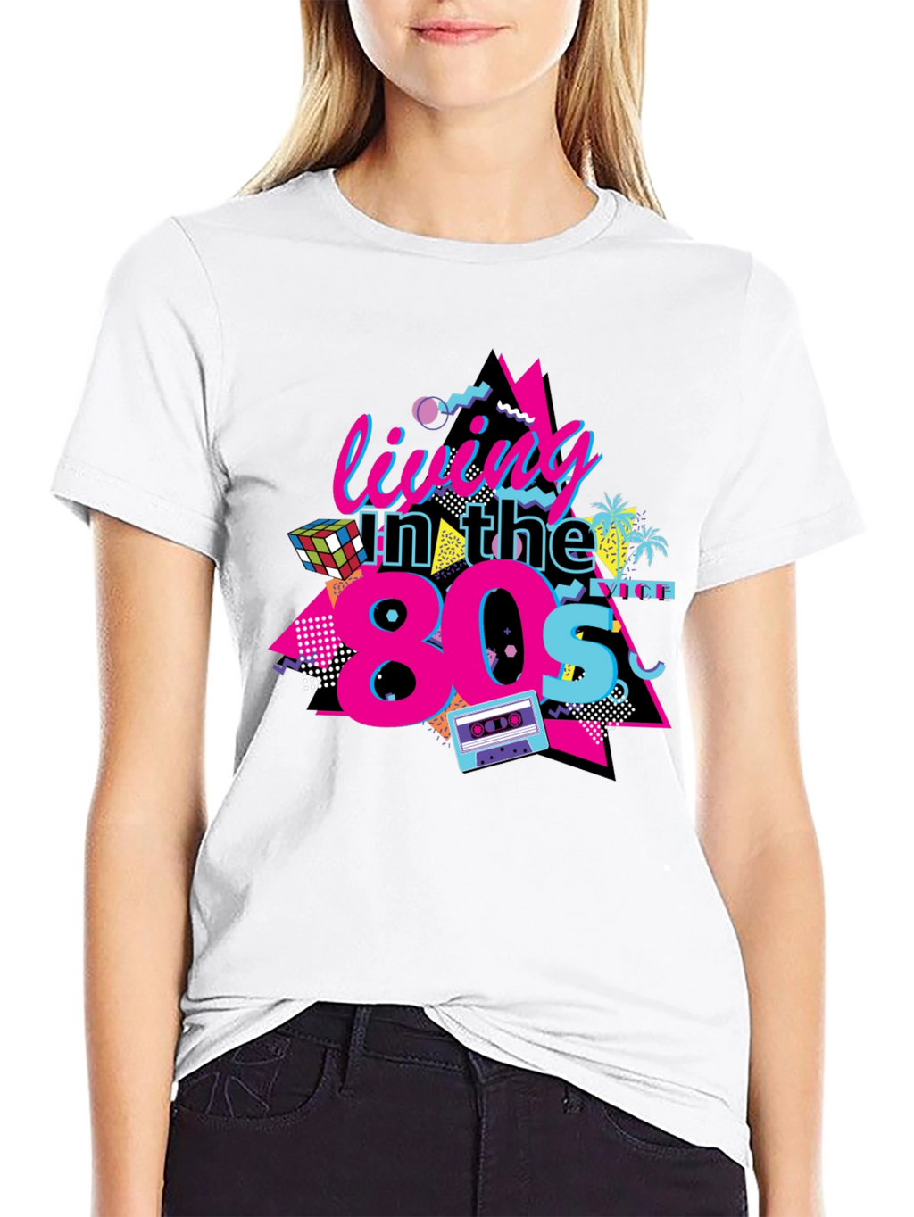 Living in the 80s Graphic Tee