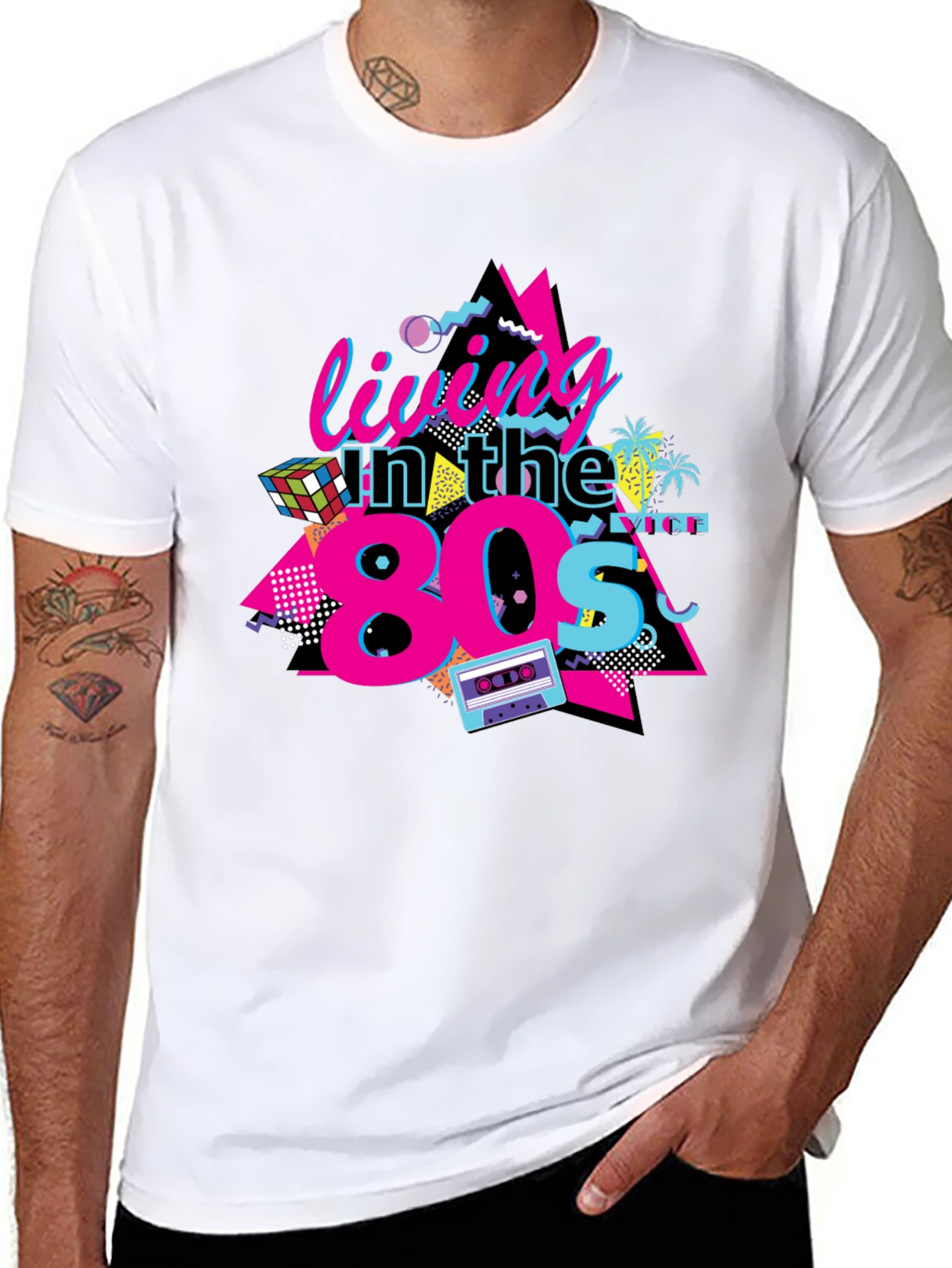 Living in the 80s Graphic Tee