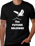 The Future Belongs T-Shirt - Eagle Graphic