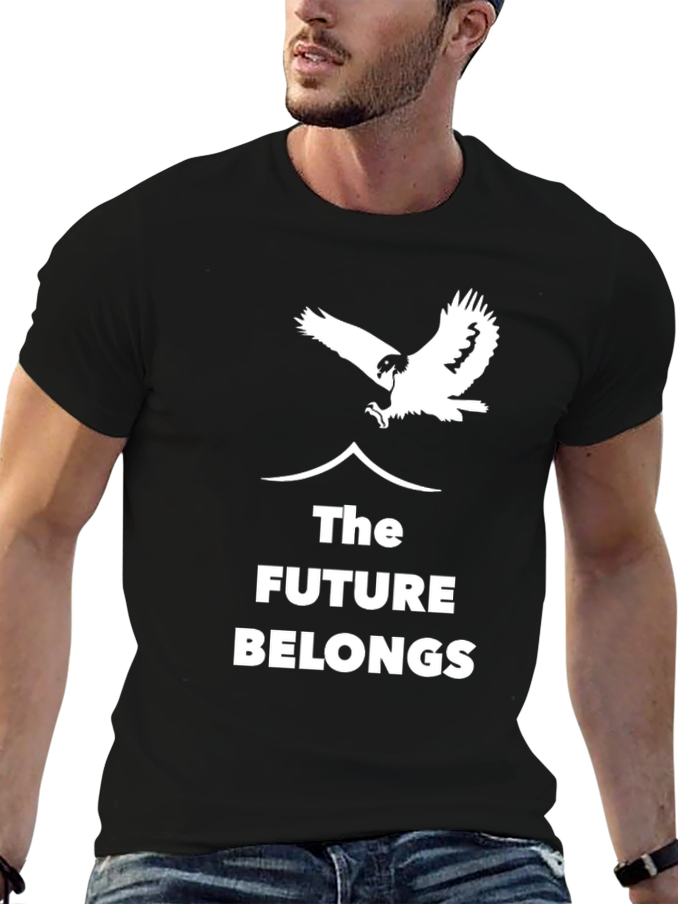 The Future Belongs T-Shirt - Eagle Graphic