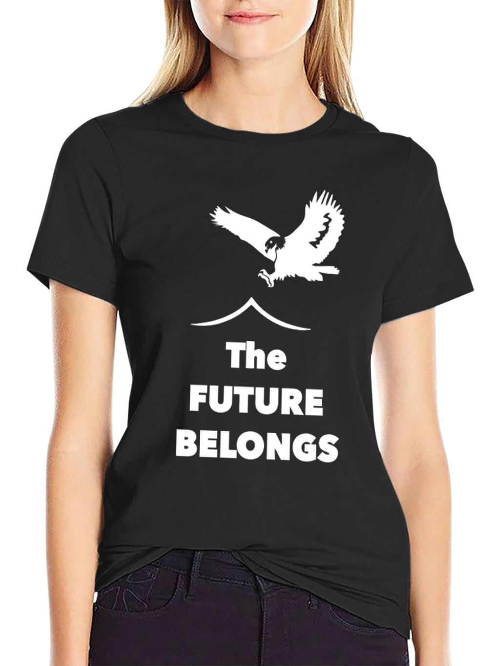 The Future Belongs T-Shirt - Eagle Graphic