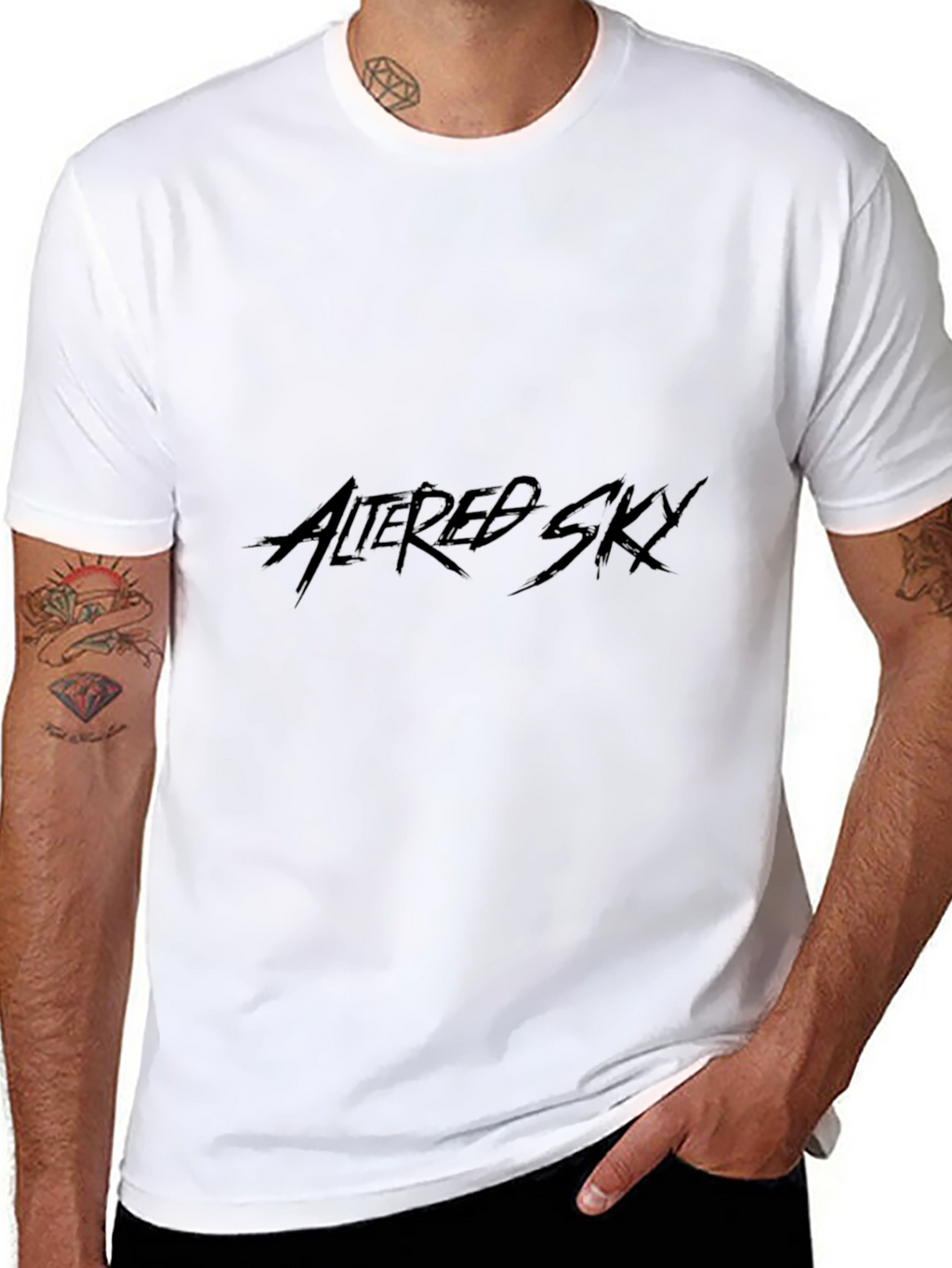 Altered Sky Black Graphic Tee