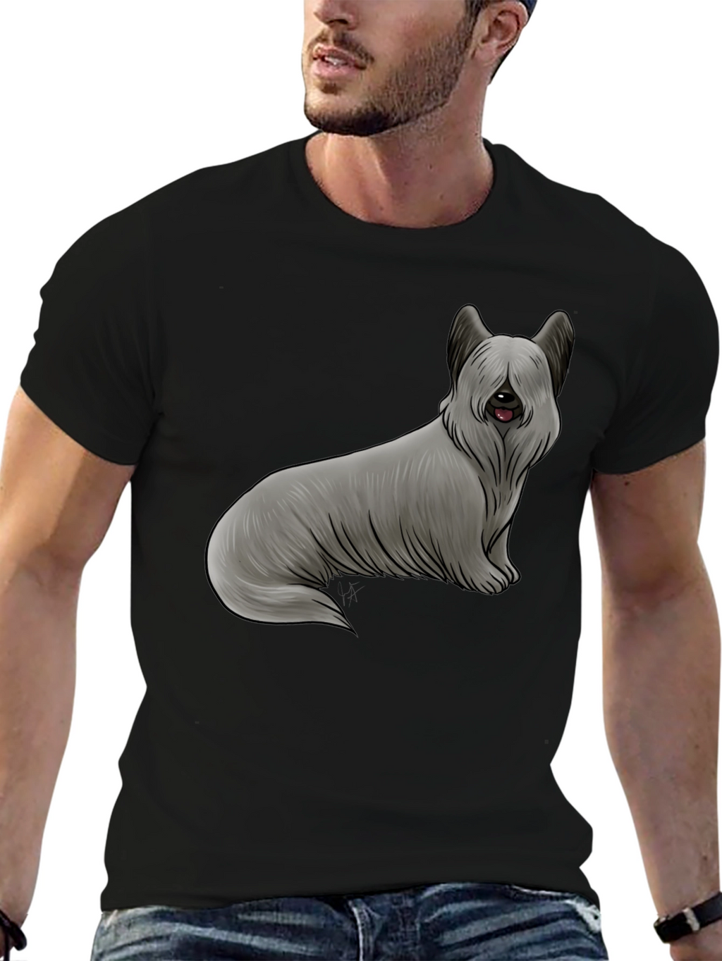 Skye Terrier Graphic T-Shirt