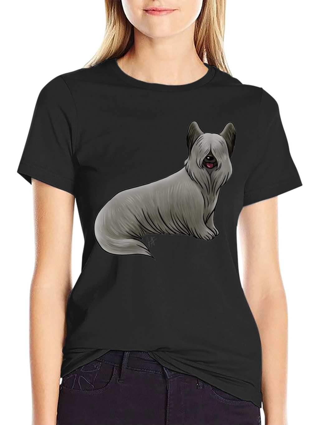Skye Terrier Graphic T-Shirt