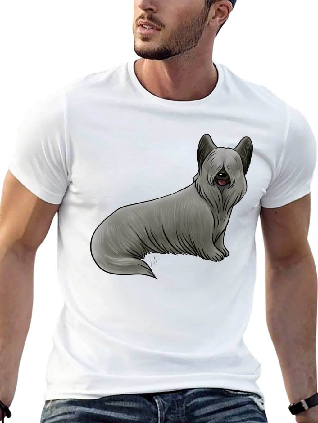 Skye Terrier Graphic T-Shirt