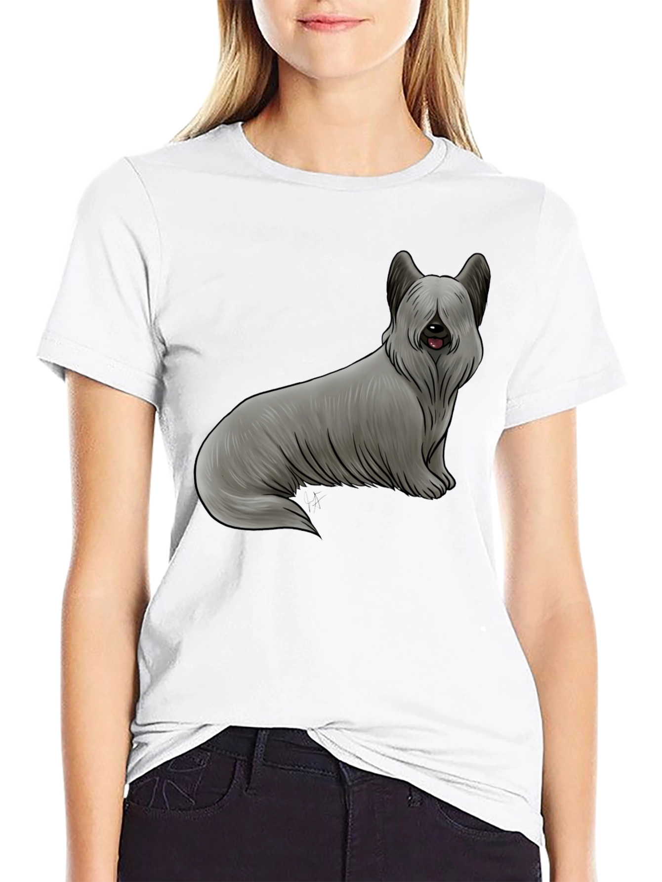Skye Terrier Graphic T-Shirt