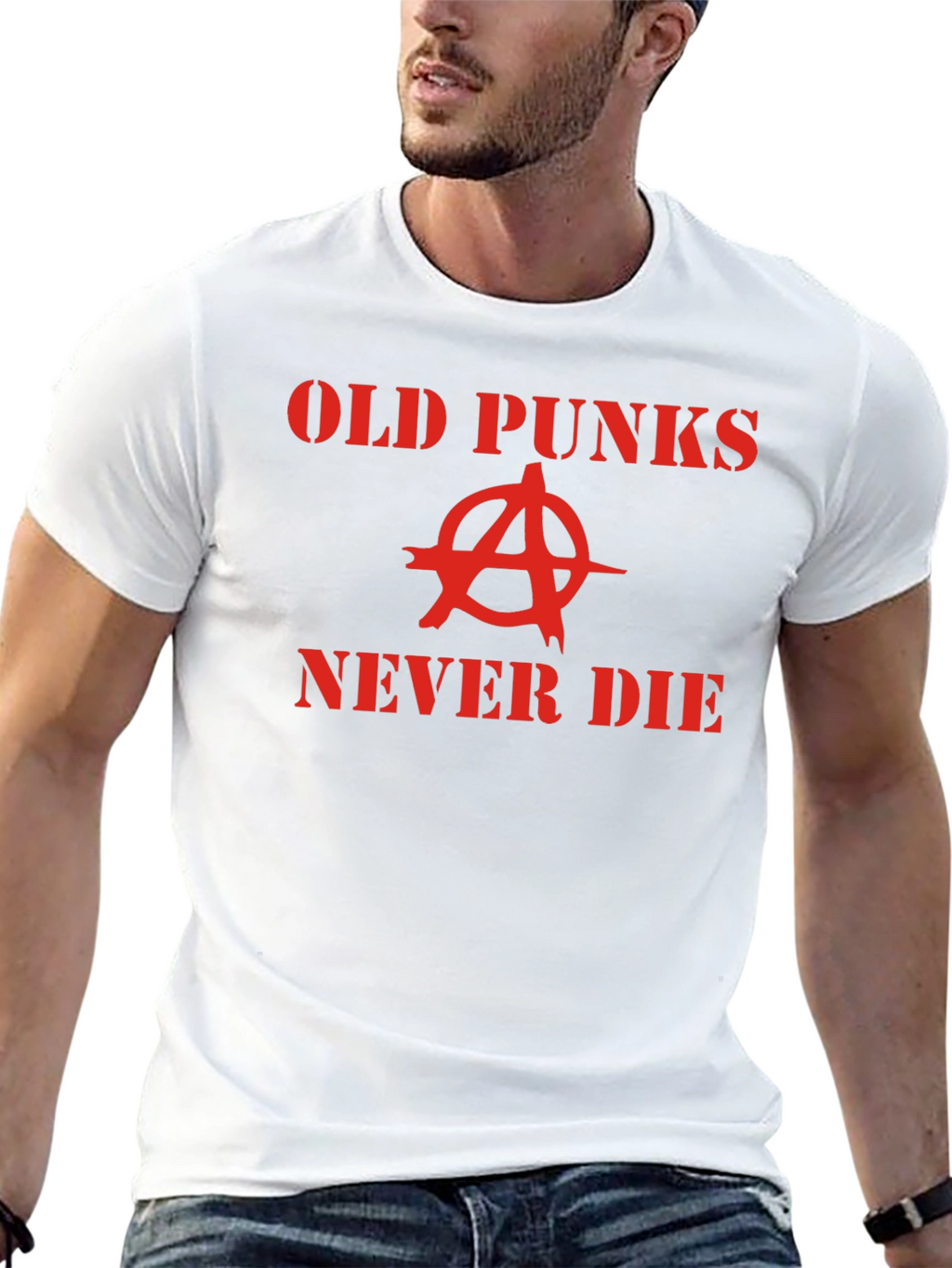 Old Punks Never Die Graphic Tee
