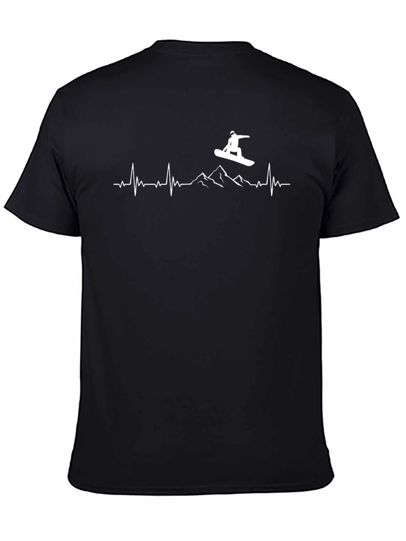 Snowboard Heartbeat T-Shirt - Adventure Tee