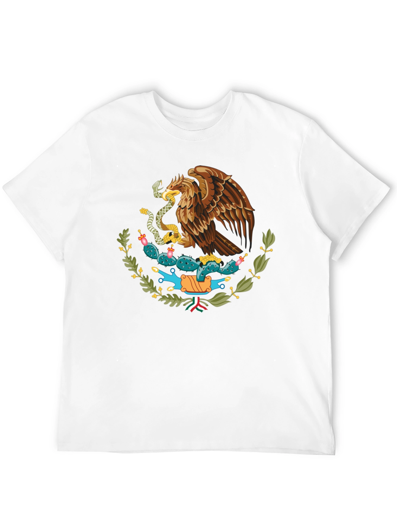 Mexican Eagle Crest Black T-Shirt