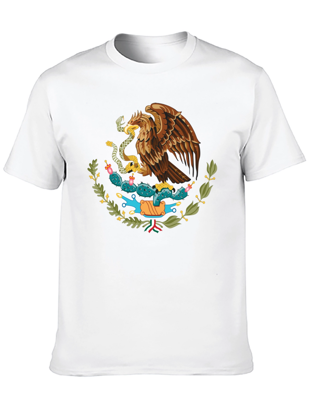 Mexican Eagle Crest Black T-Shirt