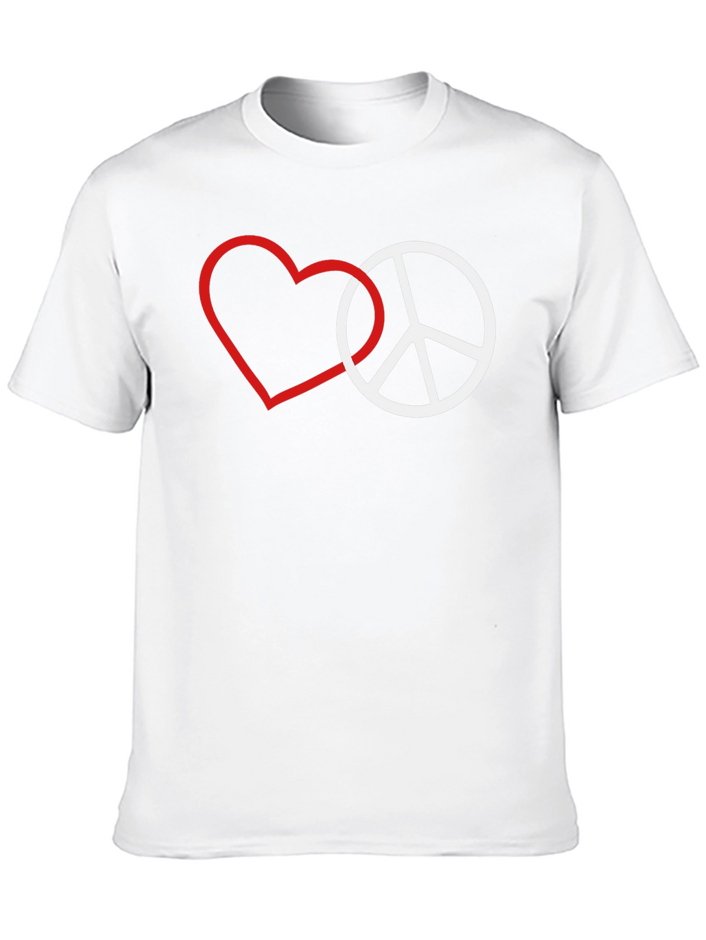 Love & Peace Graphic Tee - Black