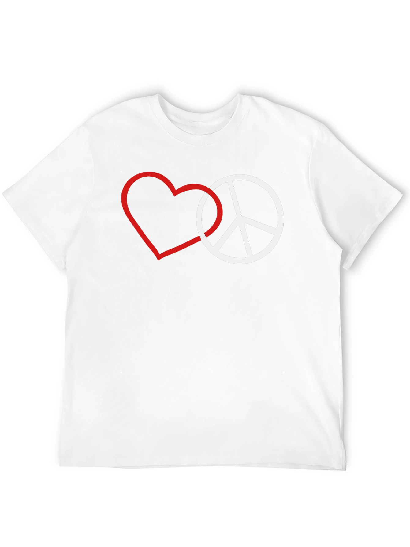 Love & Peace Graphic Tee - Black