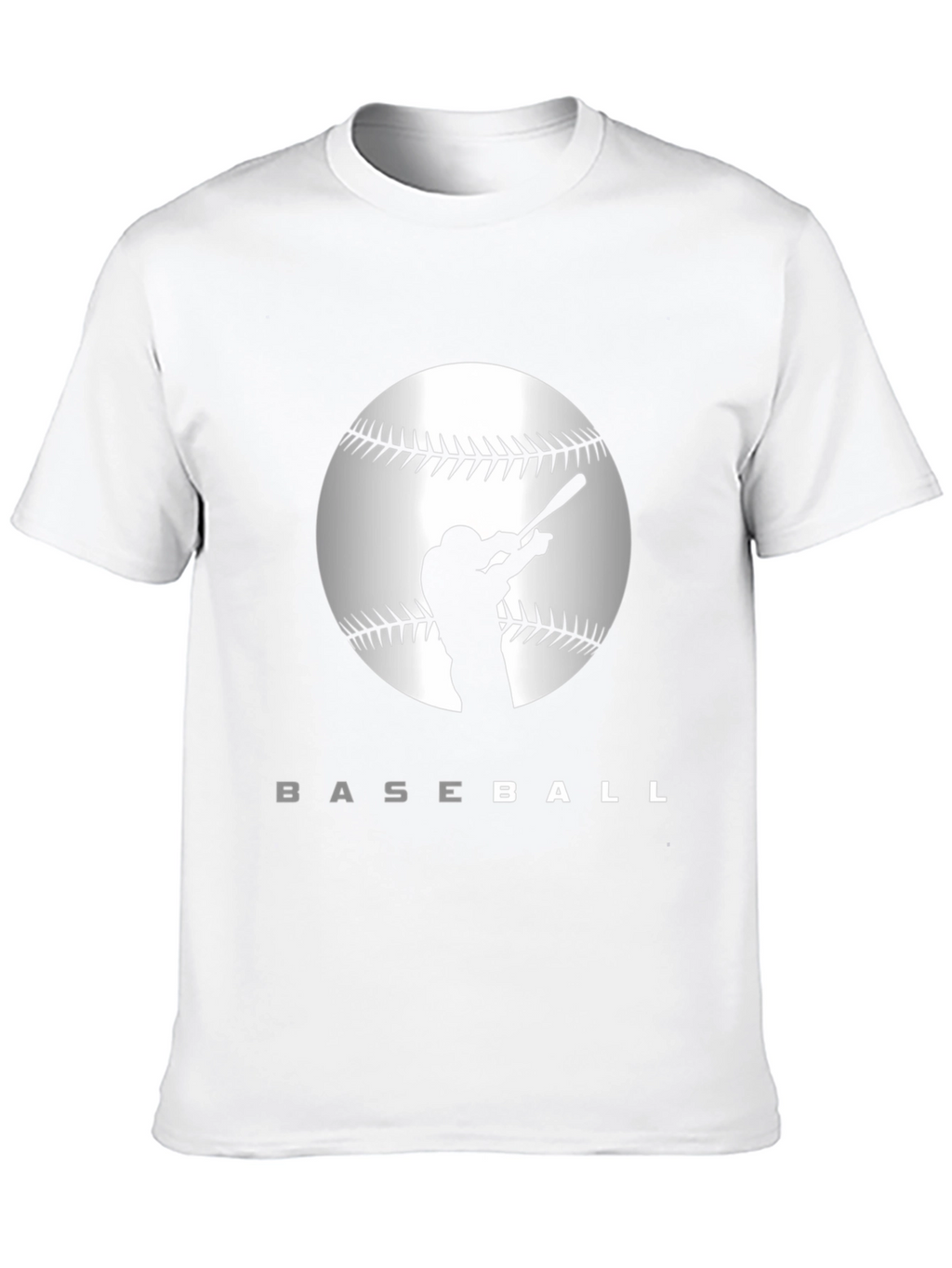 Baseball Silhouette Graphic T-Shirt