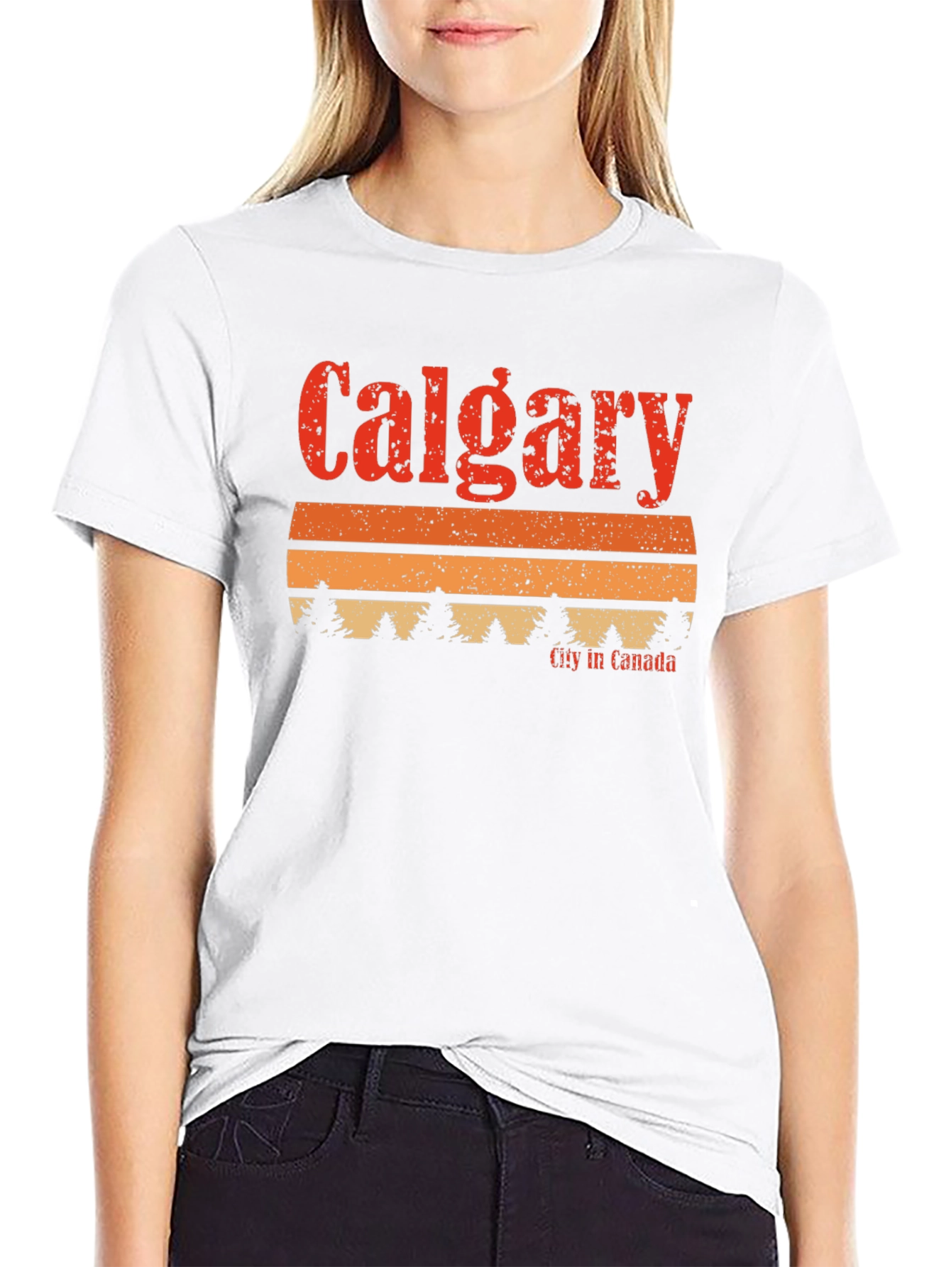 Calgary Canada Retro T-Shirt