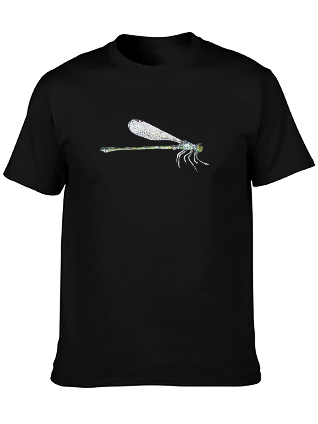 Dragonfly Graphic Black T-Shirt