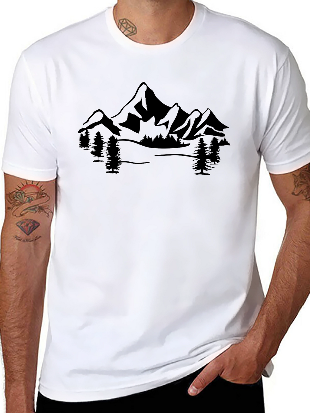 Mountains Graphic T-Shirt - Adventure Ready
