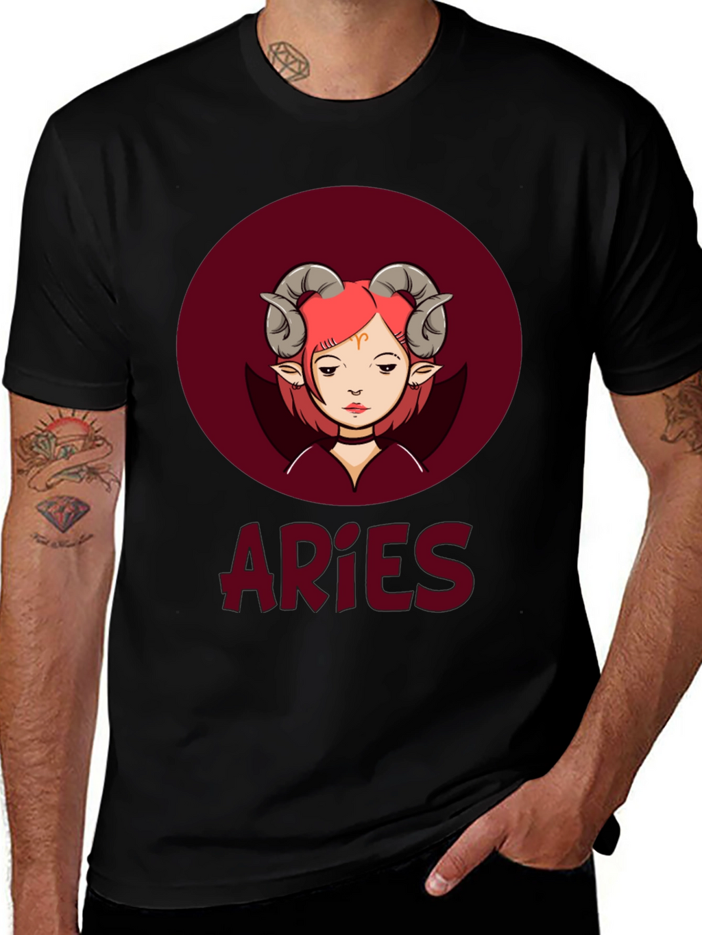 Aries Zodiac Sign T-Shirt