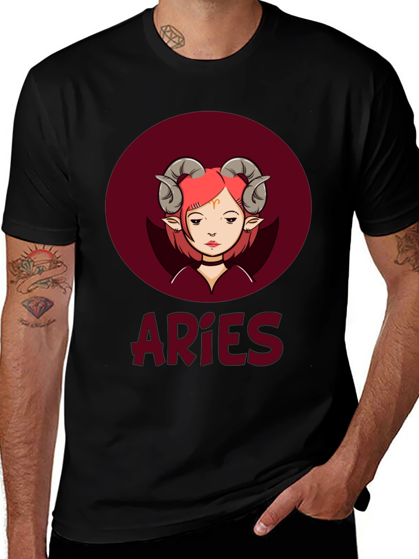 Aries Zodiac Sign T-Shirt