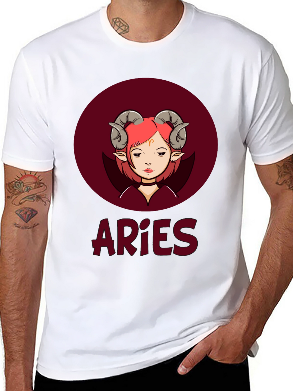 Aries Zodiac Sign T-Shirt