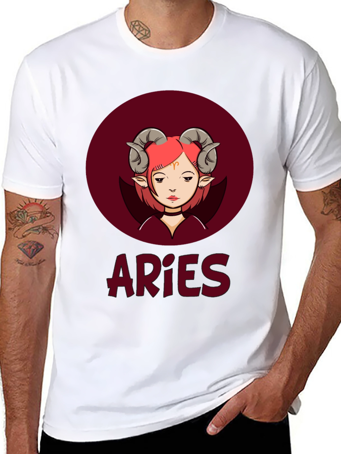 Aries Zodiac Sign T-Shirt