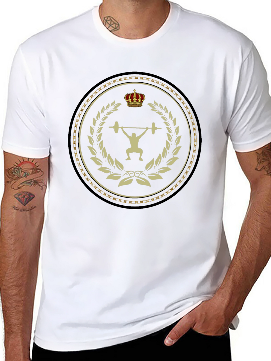 Royal Weightlifter Graphic T-Shirt