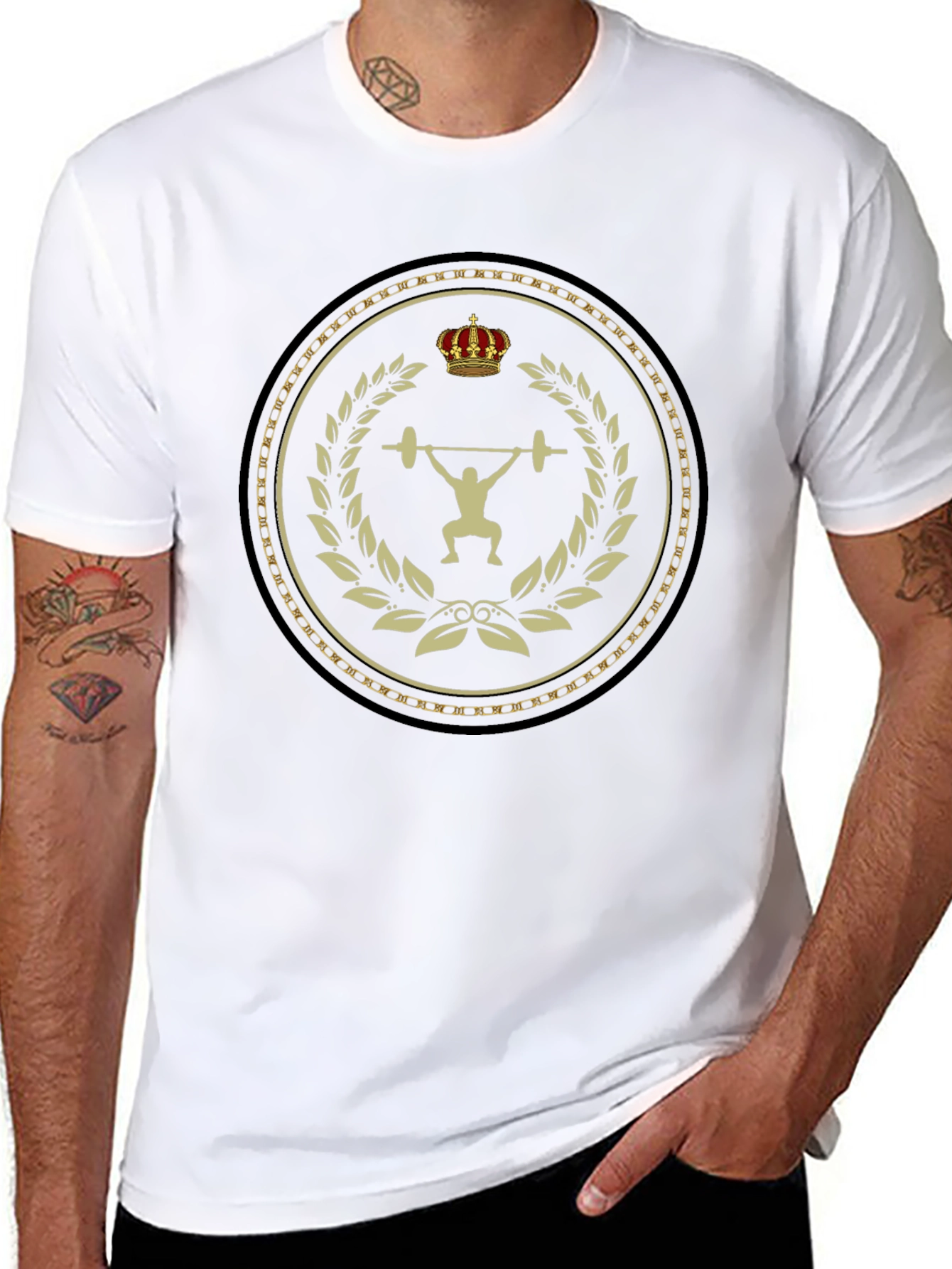 Royal Weightlifter Graphic T-Shirt