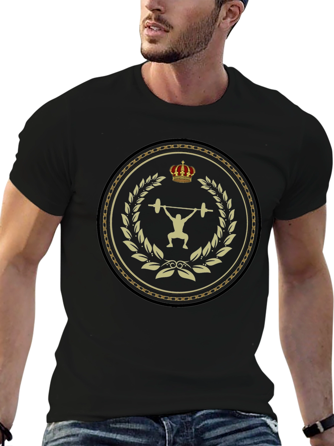 Royal Weightlifter Graphic T-Shirt