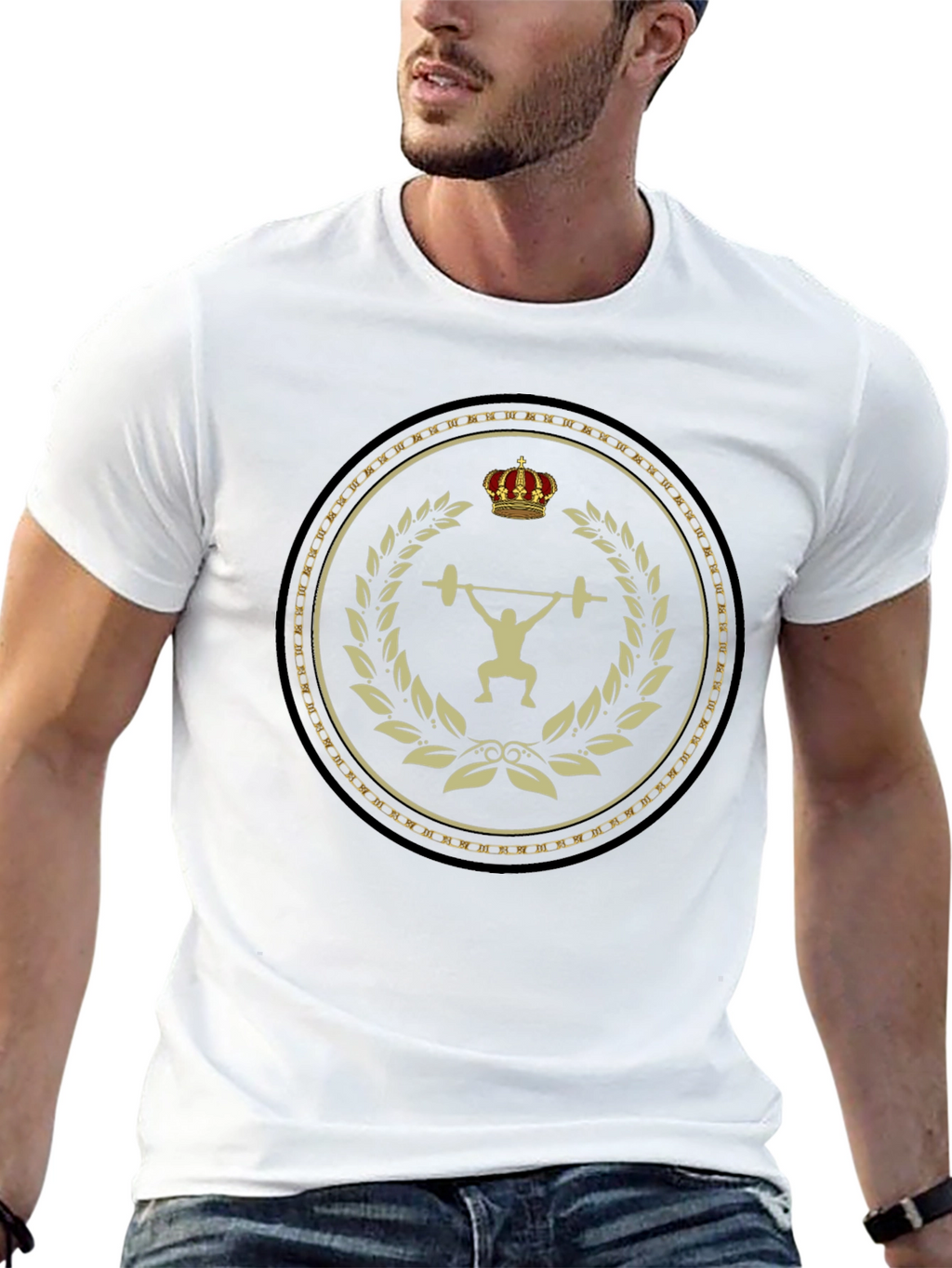 Royal Weightlifter Graphic T-Shirt