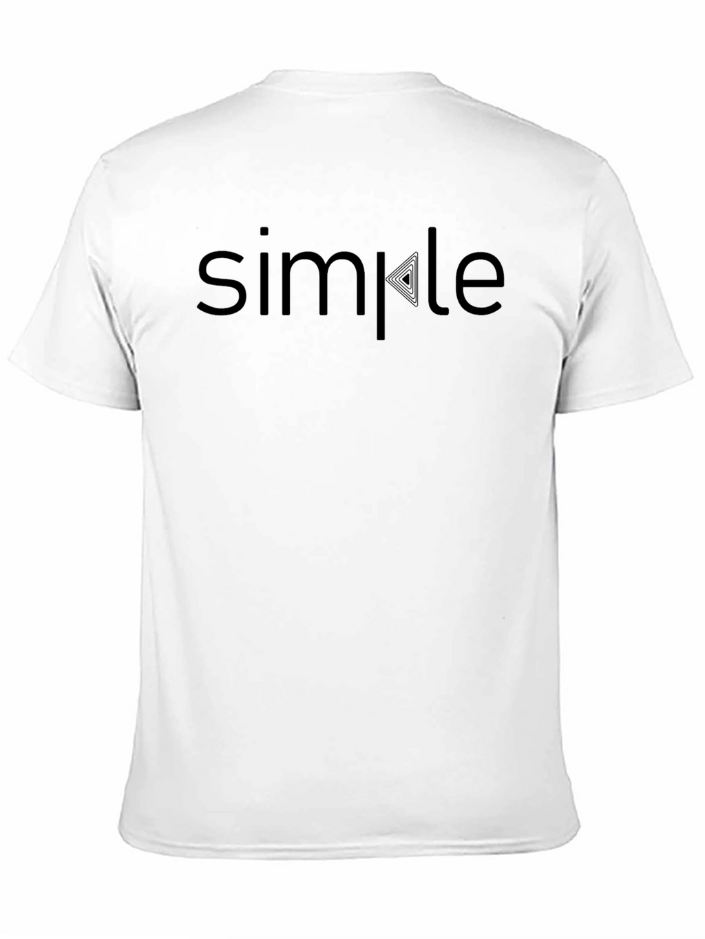 Simple Graphic Tee - Black Casual T-Shirt