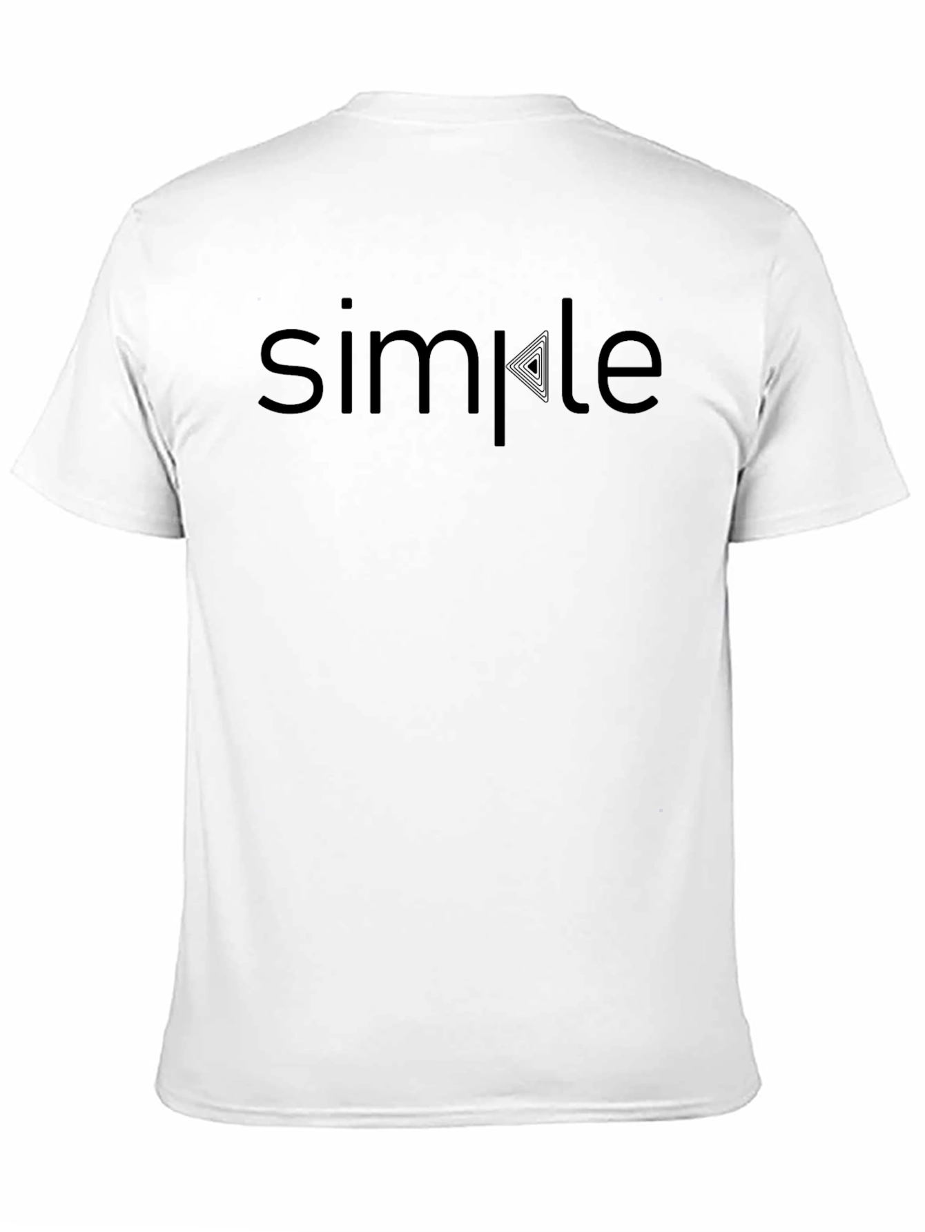 Simple Graphic Tee - Black Casual T-Shirt