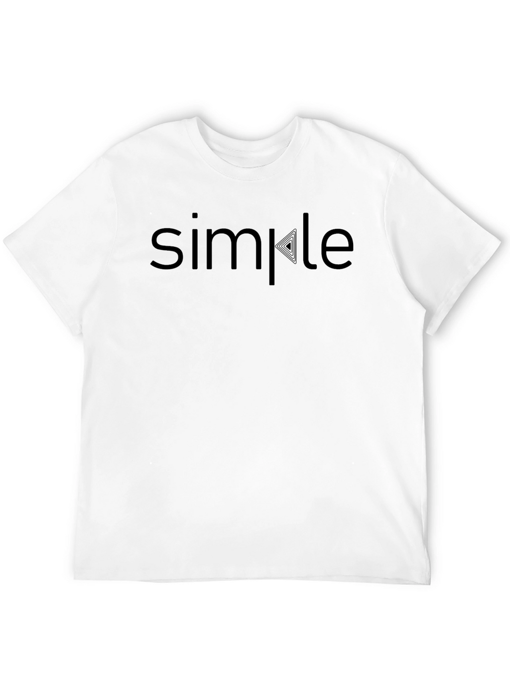 Simple Graphic Tee - Black Casual T-Shirt