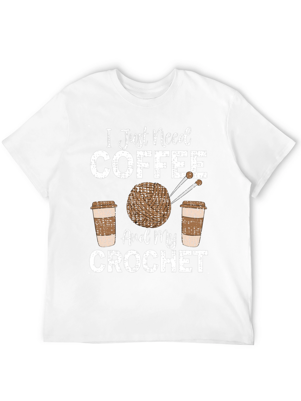 Coffee & Crochet T-Shirt - Hobby Tee