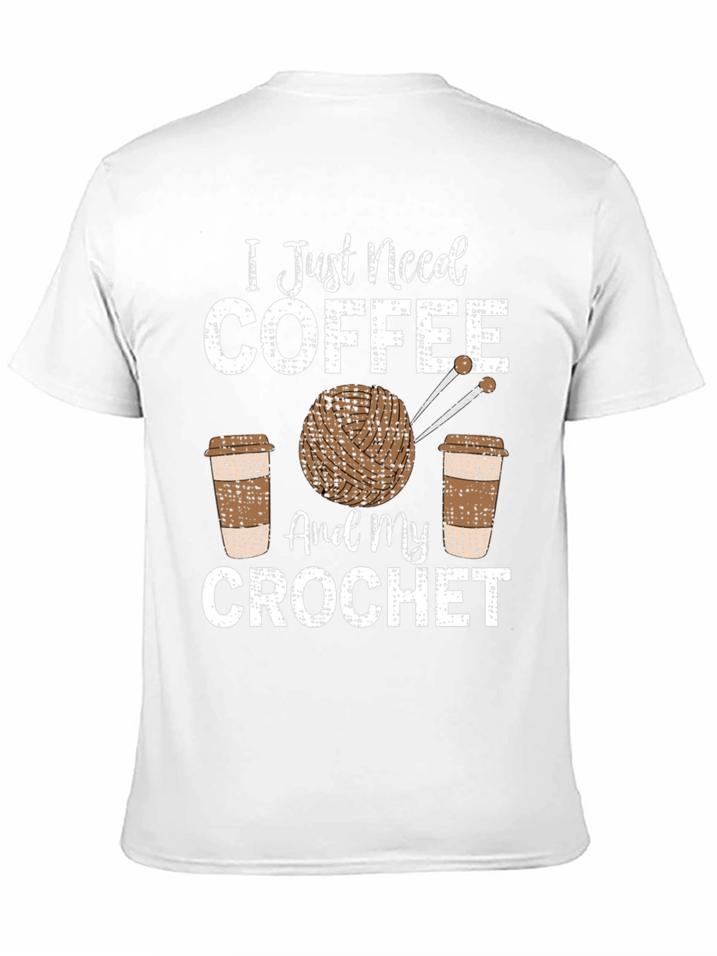 Coffee & Crochet T-Shirt - Hobby Tee