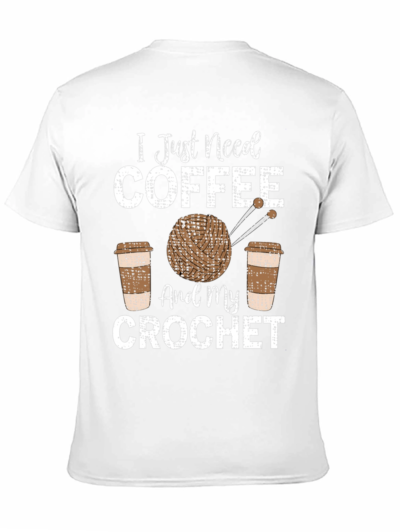 Coffee & Crochet T-Shirt - Hobby Tee