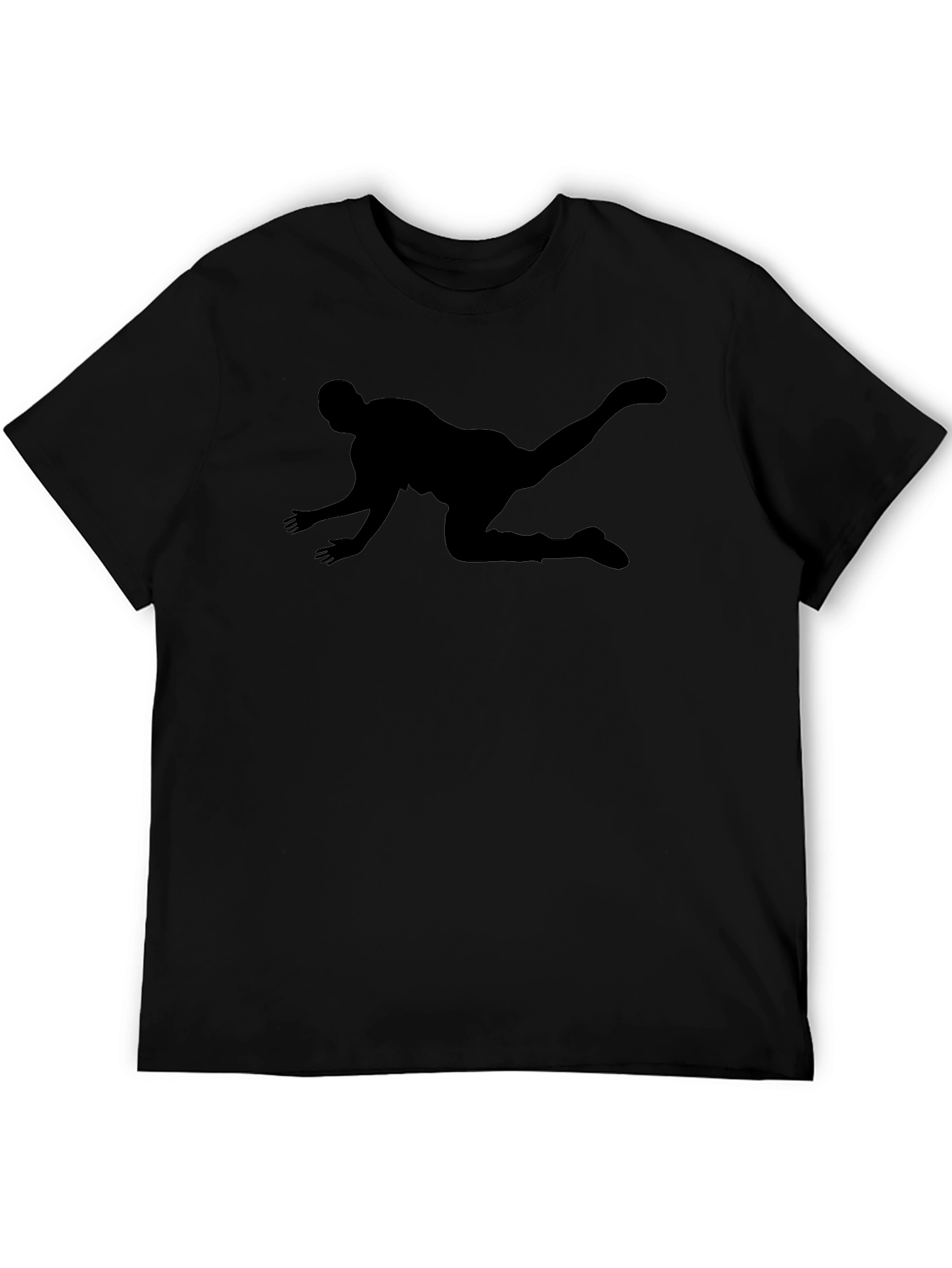 Silhouette Pose Graphic Tee - Classic Black