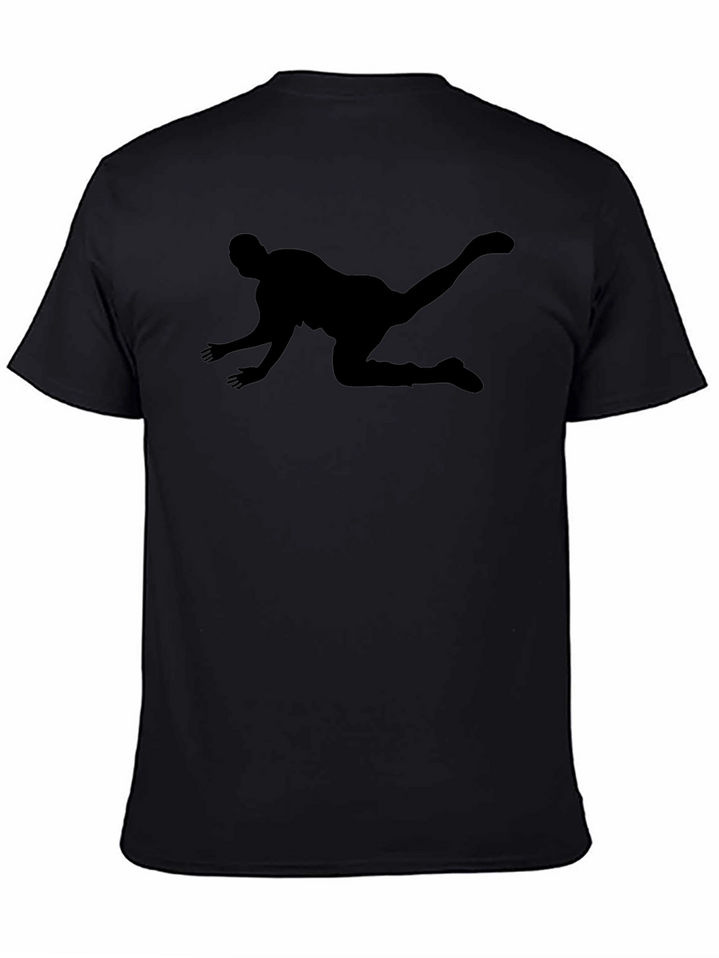 Silhouette Pose Graphic Tee - Classic Black
