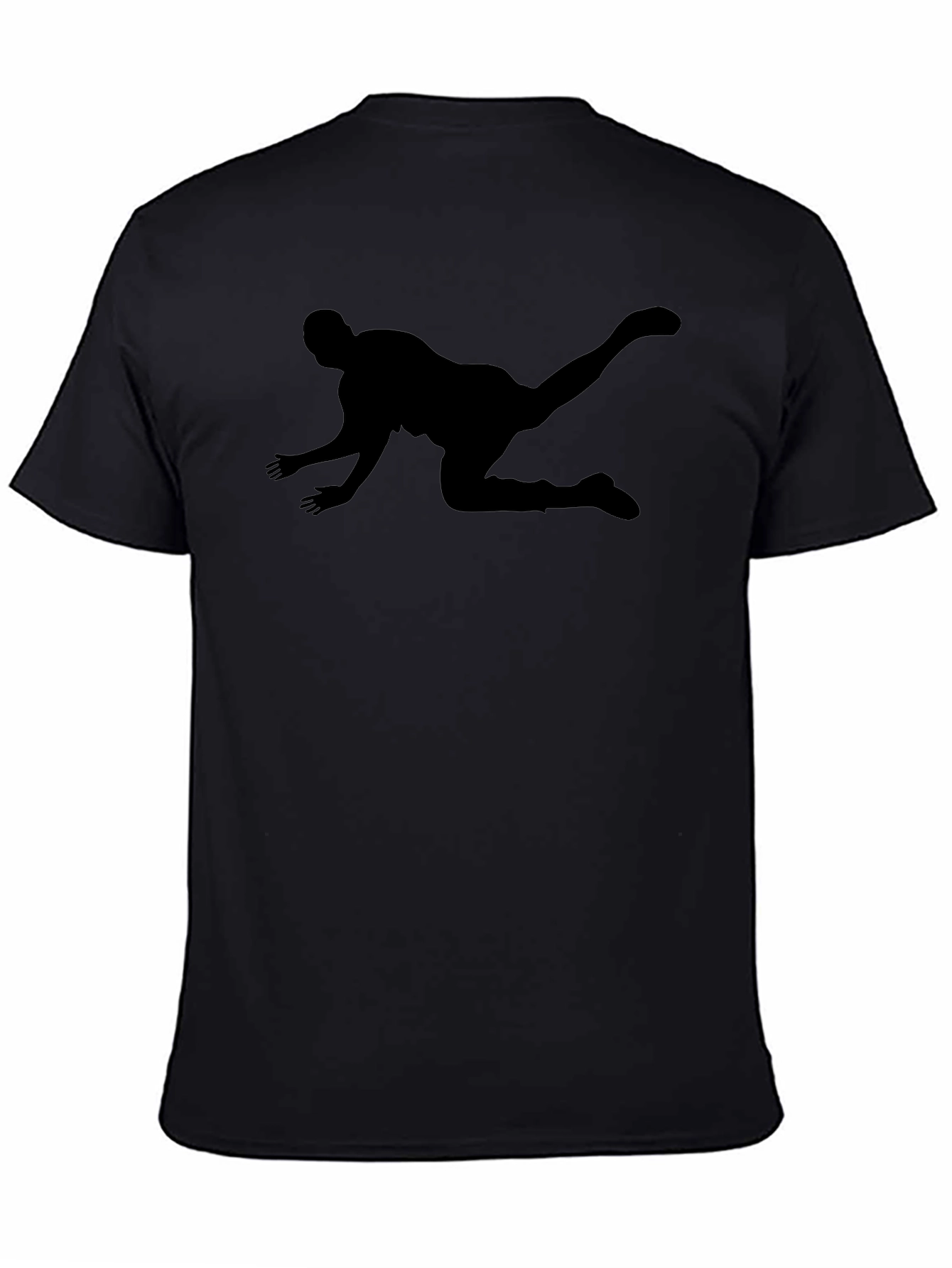 Silhouette Pose Graphic Tee - Classic Black