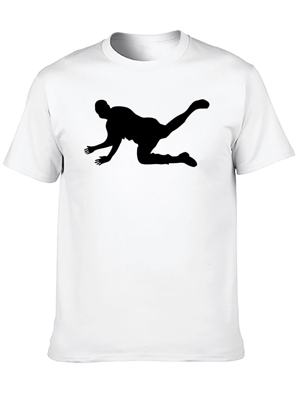Silhouette Pose Graphic Tee - Classic Black