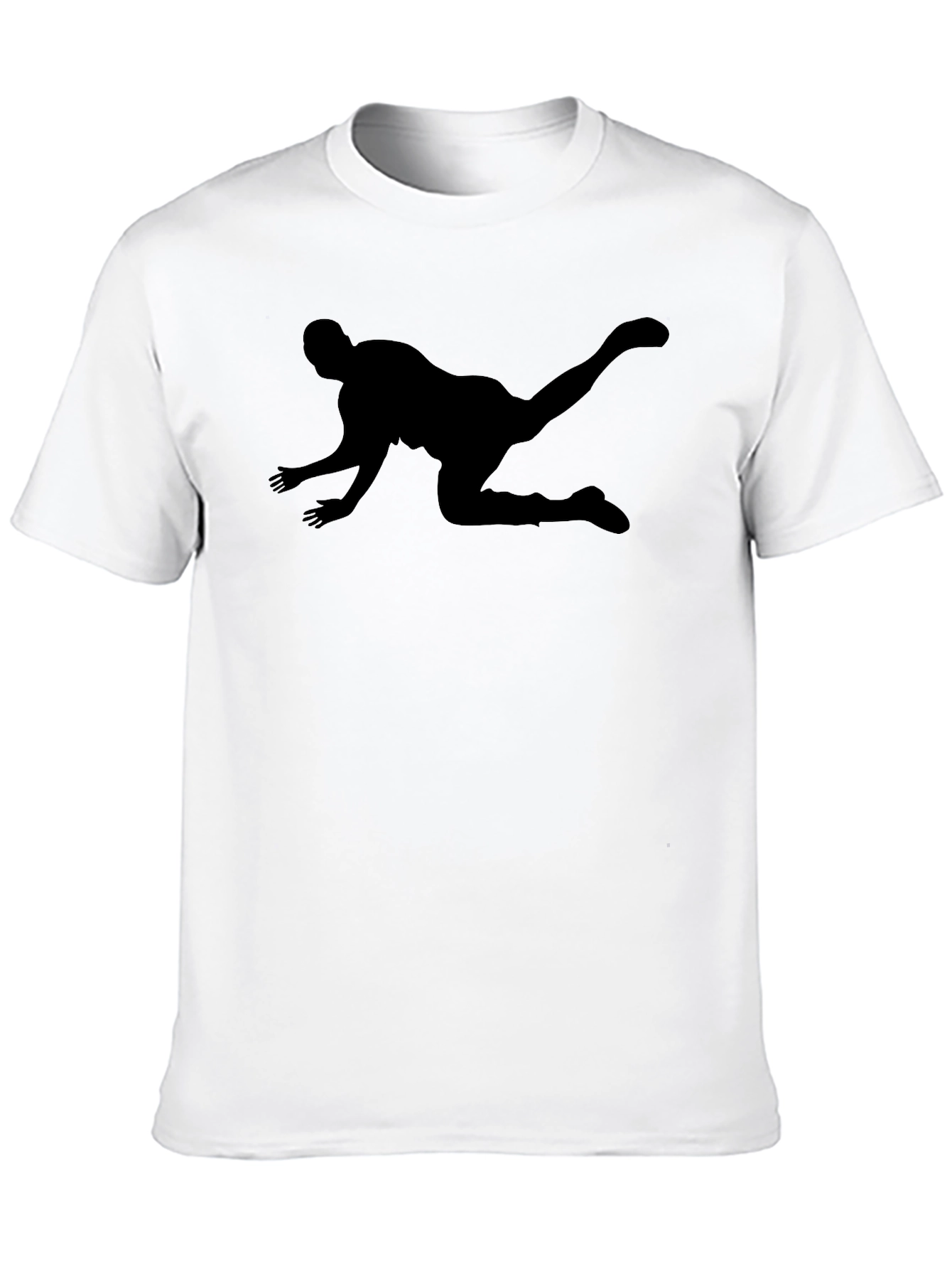 Silhouette Pose Graphic Tee - Classic Black