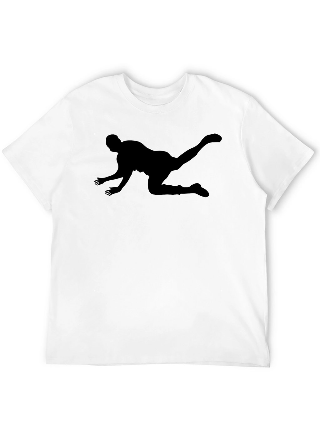 Silhouette Pose Graphic Tee - Classic Black