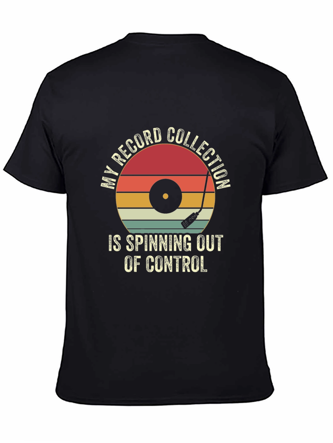 My Record Collection Spinning Tee - Music Lover Shirt