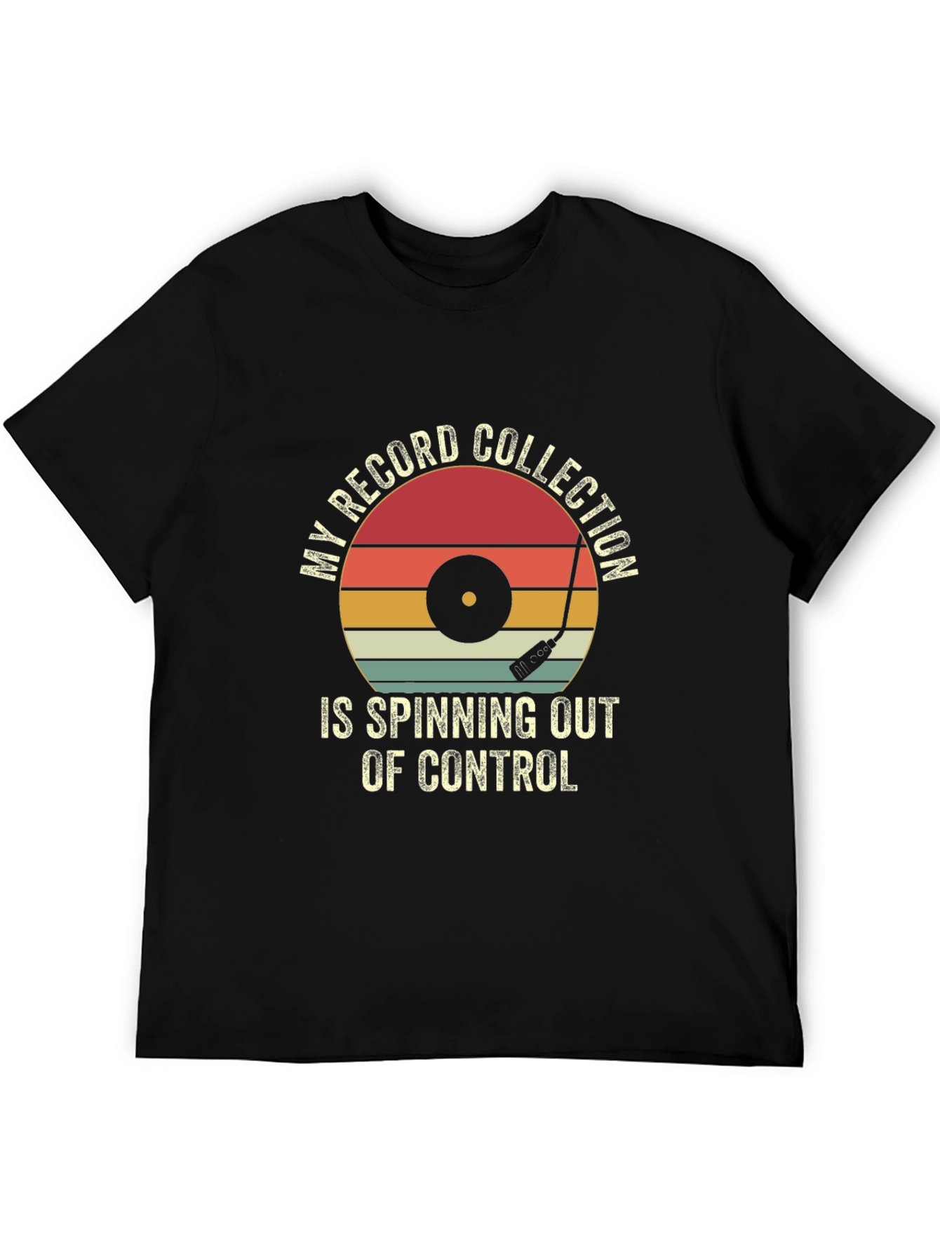My Record Collection Spinning Tee - Music Lover Shirt