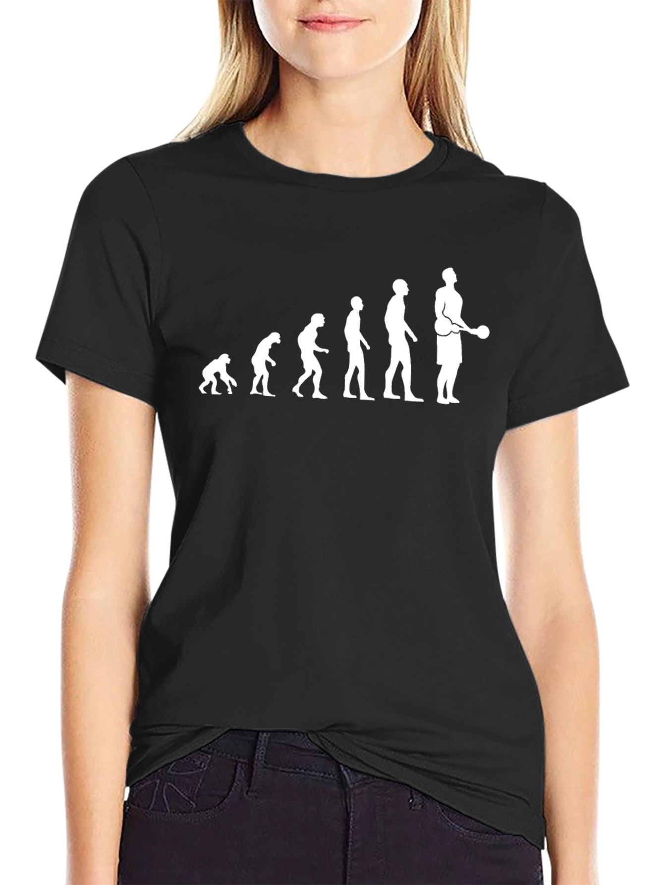 Evolution of Bowling Funny Graphic T-Shirt